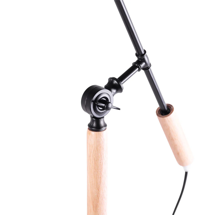 Lampe sur pied Aaron SKD-F005-B, design nordique, finition de qualité, pour ampoule E27 2