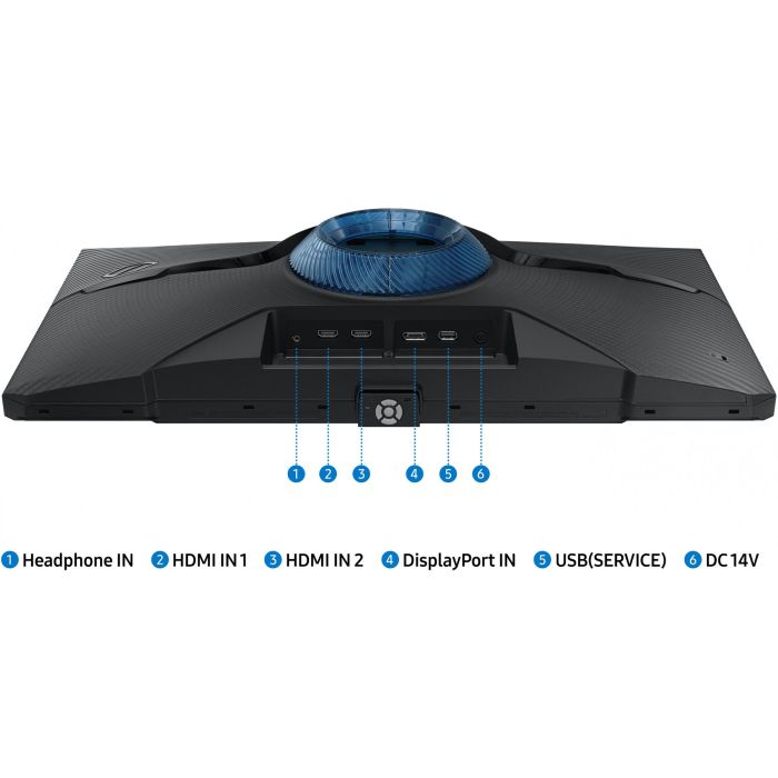 62cm/25" (1920x1080) Samsung Odyssey G4 S25BG400EU 16:9 FHD IPS 1ms 240Hz DP HDMI Pivot Black 8