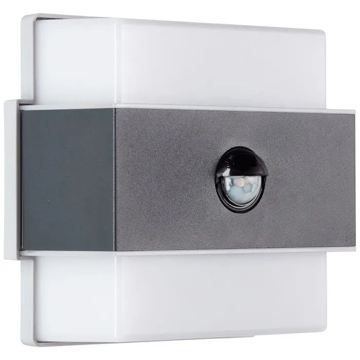 Brilliant Aplique de exterior ARCHIE, avec détecteur de mouvement - LED intégré 7W 650lm noir maté, métal IP44 3