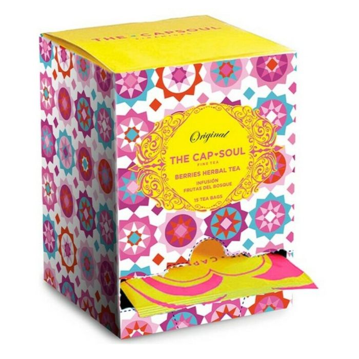 The Capsoul Infusion Fruits Rouges Forêt Sauvage - 15 Sachets de Thé et Fruits Rouges aux Antioxydants