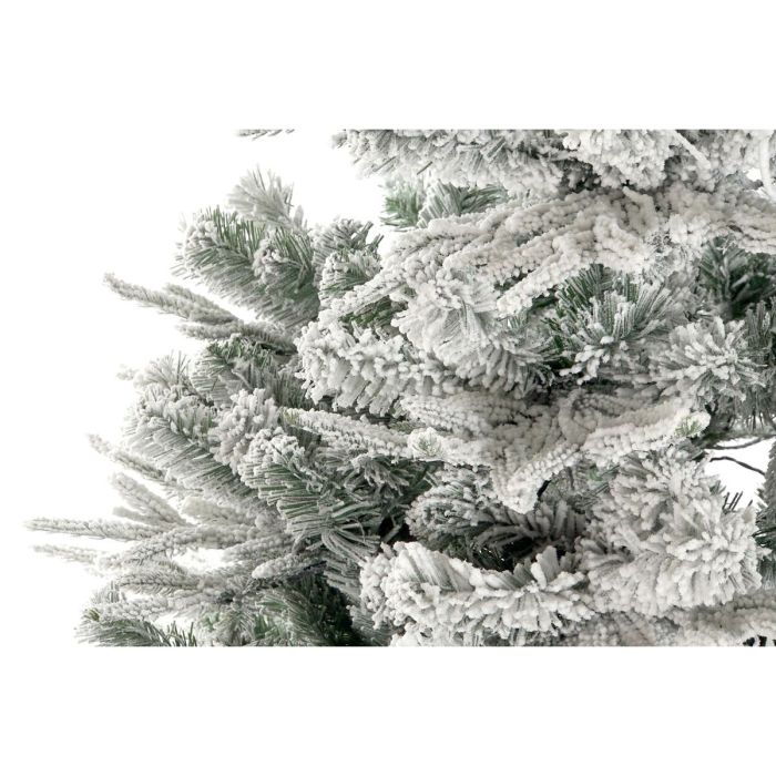 Sapin de Noël Home ESPRIT Blanc Polyéthylène Enneigé 120 x 120 x 210 cm 1
