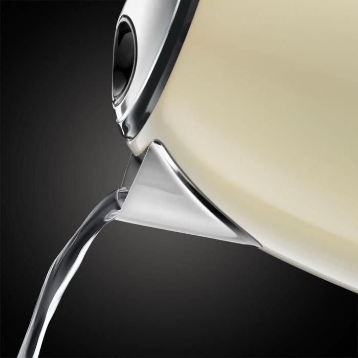 Bouilloire Compacte Russell Hobbs 24994-70 Colours Plus - 1L, Rapide, Filtre Anti-Calcaire, Creme 5 Bouilloire Compacte Russell Hobbs 24994-70 Colours Plus - 1L, Rapide, Filtre Anti-Calcaire, Creme 5