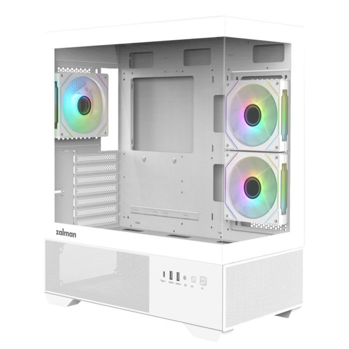 Boîtier ATX semi-tour Zalman CHRONIX WHITE Blanc