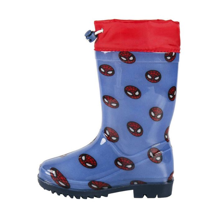 Bottes en Caoutchouc pour Enfants Spider-Man Bleu 3 Bottes en Caoutchouc pour Enfants Spider-Man Bleu 3