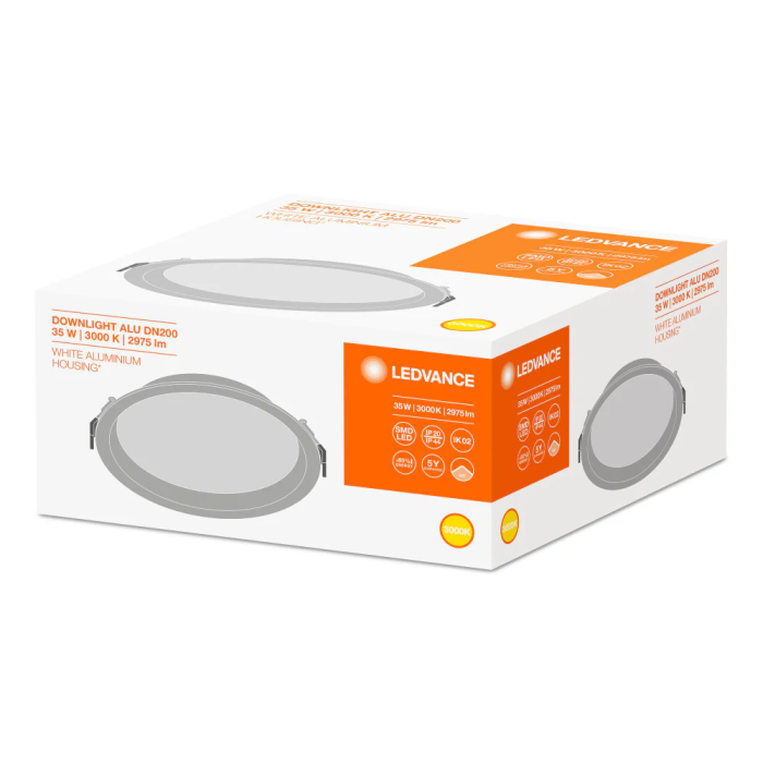 LEDVANCE Downlight LED 35W 2975Lm 3000K 100º IP44/IP20 LVE-4058075091559 1