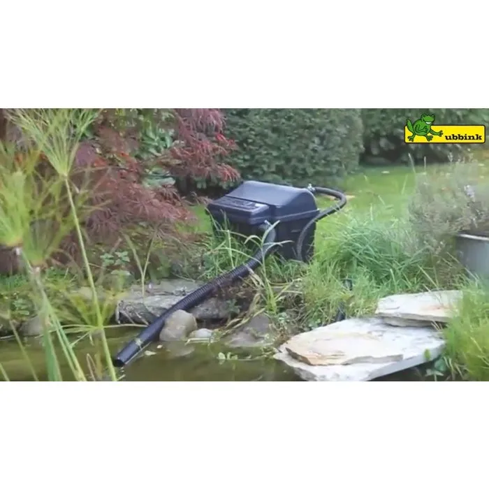 Ubbink - Tuyau spirale noir renforcé Ø 19 mm (3/4') - Longueur 10 m - Résistant aux UV - Pression 1 bar - Pour raccordement de filtre à pompe de bassin