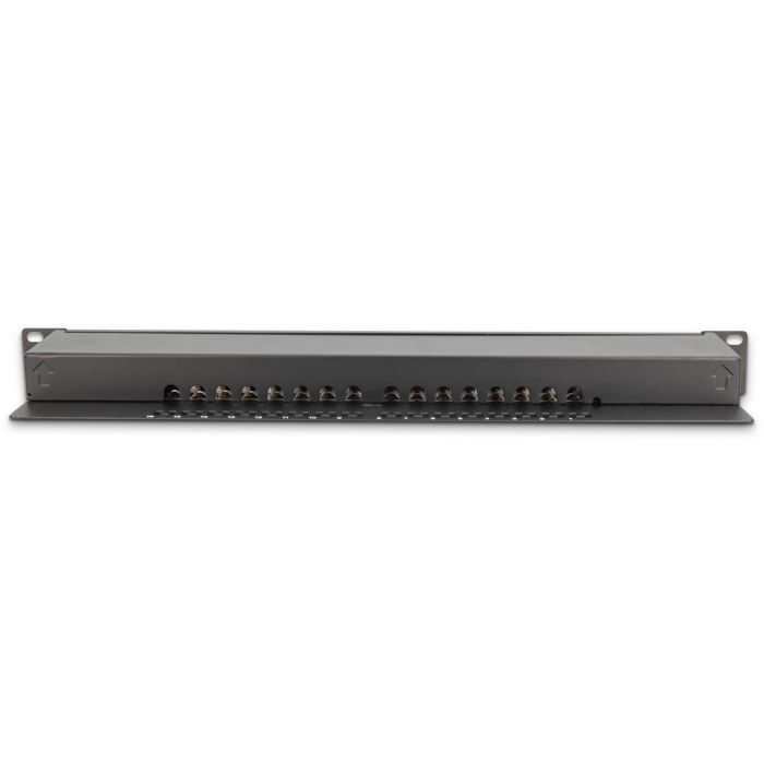 DIGITUS Patchpanel 1HE 16-Port Cat6 geschirmt schwarz 2