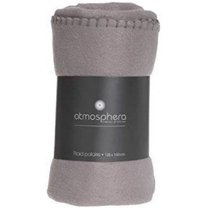 Couverture Polaire Atmosphera Marron Coton 125 x 150 cm 1 Couverture Polaire Atmosphera Marron Coton 125 x 150 cm 1
