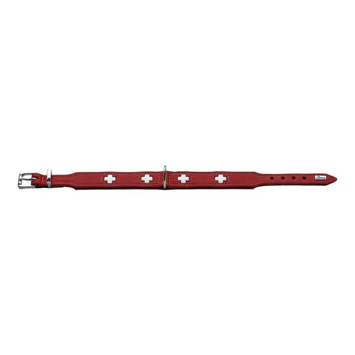 Collier pour Chien Hunter Swiss Rouge/Noir (47-54 cm) 1