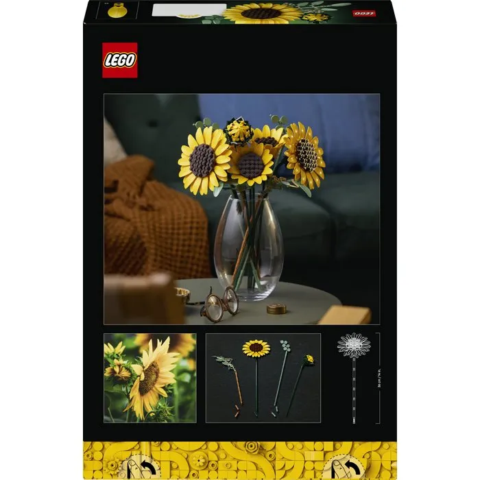 LEGO 11502 Botanicals Le Bouquet de Tournesols - Set de Fleurs Artificielles en Briques à Construire pour Adultes