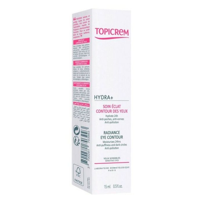 Crème contour des yeux Hydra+ Topicrem (15 ml) 2