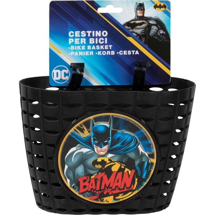 Panier enfant pour vélo Batman CZ10961 Noir/Jaune 2 Panier enfant pour vélo Batman CZ10961 Noir/Jaune 2