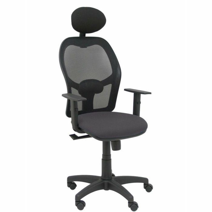 Chaise de Bureau avec Appui-tête Piqueras y Crespo B10CRNC Gris foncé