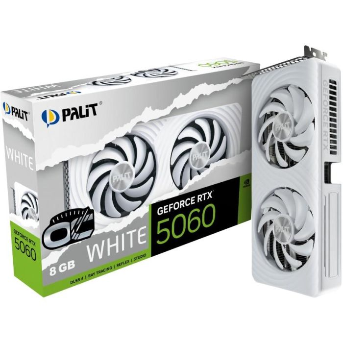 RTX 5060 8GB Palit OC GDDR7 white 2