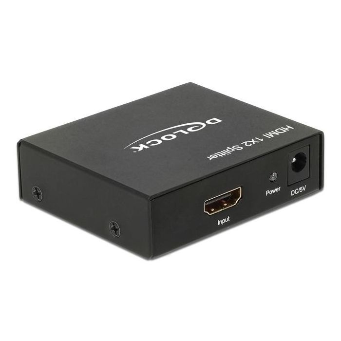 DELOCK HDMI Splitter 1 x HDMI in > 2 x HDMI out 4K 1