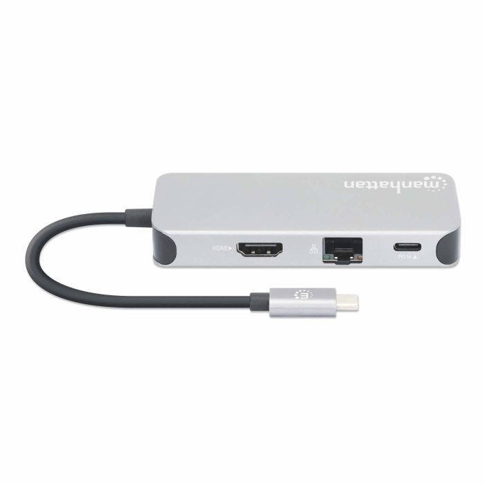 MANHATTAN USB-C 8-in-1 Dockingstation HDMI RJ45 3xUSB-A 7
