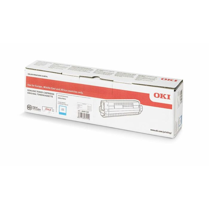 Toner original OKI C834/C844 Cyan 3 Toner original OKI C834/C844 Cyan 3