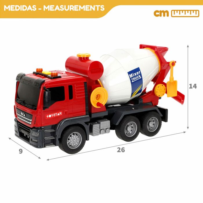 Camion avec Bétonnière Speed & Go 26 x 14 x 9 cm (6 Unités) 3