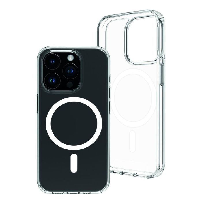 Protection pour téléphone portable Muvit for Change iPhone 15 Pro Max Clear Magnétique 5