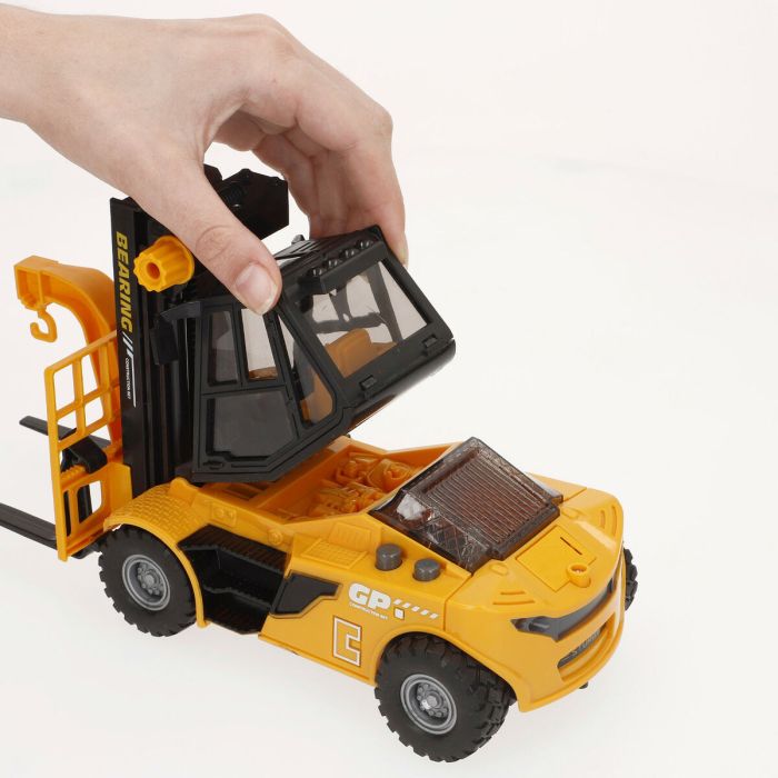 Véhicules de Chantier Colorbaby Lumière Son 26 x 14 x 10 cm (6 Unités) 2