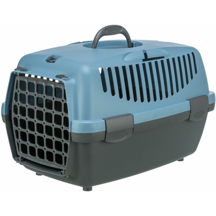 Cage de Transport Trixie Capri Bleu pastel Gris foncé Plastique 32 x 31 x 48 cm 32 × 31 × 48 CM 6
