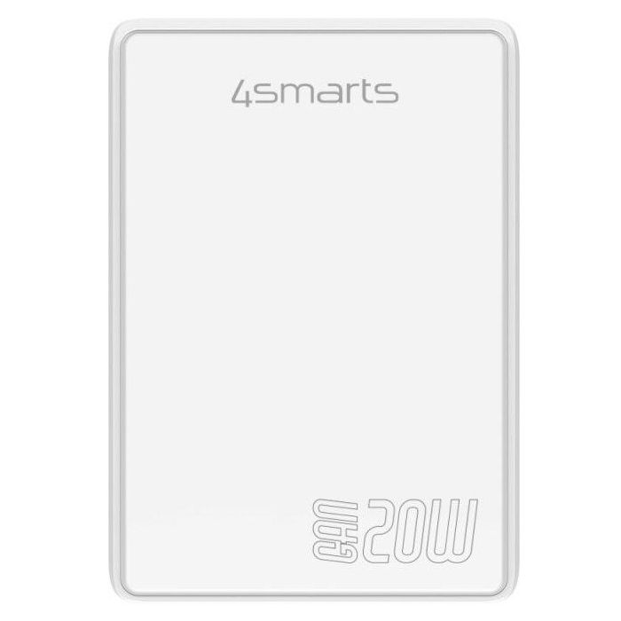 4smarts Netzladegert FlatPlug Duos 20W GaN 1C+1A, wei 1