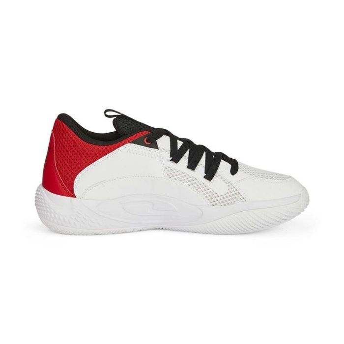 Chaussures de Basket-Ball pour Adultes Puma Court Rider Chaos Blanc 4
