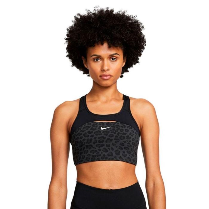 Soutien-gorge de Sport Nike Dri-FIT Swoosh Noir