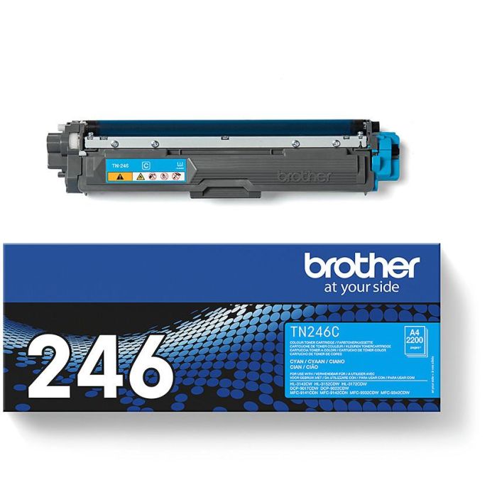 Brother Toner TN-246C Cyan bis zu 2.200 Seiten nach ISO/IEC 19798 2