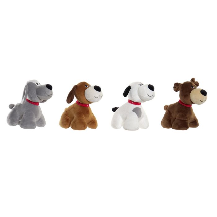 Jouet Peluche Home ESPRIT Blanc Marron Gris Polyester Chien 22 x 21 x 26 cm (4 Unités) 0 Jouet Peluche Home ESPRIT Blanc Marron Gris Polyester Chien 22 x 21 x 26 cm (4 Unités) 0