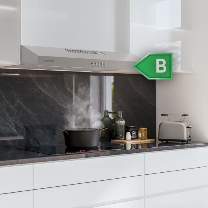 Hotte standard Cecotec Bolero Flux CM 602200 Inox B 220 m3/h Acier 5