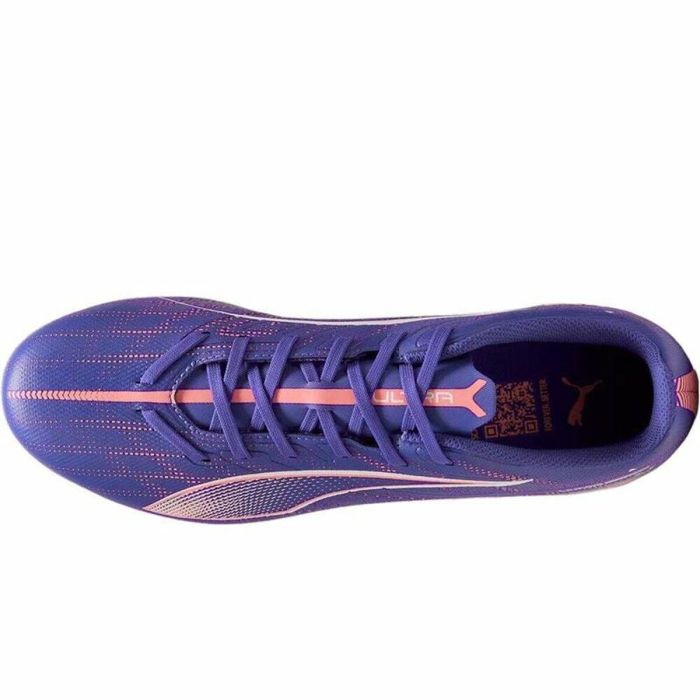 Chaussures de Football pour Adultes Puma Ultra 5 Play Mg Violet 1