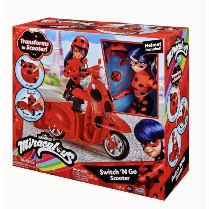 Figurine d’action Miraculous: Tales of Ladybug & Cat Noir Motocyclette 8 Figurine d’action Miraculous: Tales of Ladybug & Cat Noir Motocyclette 8