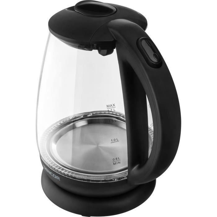 Sencor SWK-1785BK Bouilloire électrique 1.7 L 2200 W, Noir avec arrêt automatique, protection surchauffe, filtre anti-calcaire et socle 360° Sencor SWK-1785BK Bouilloire électrique 1.7 L 2200 W, Noir avec arrêt automatique, protection surchauffe, filtre anti-calcaire et socle 360°