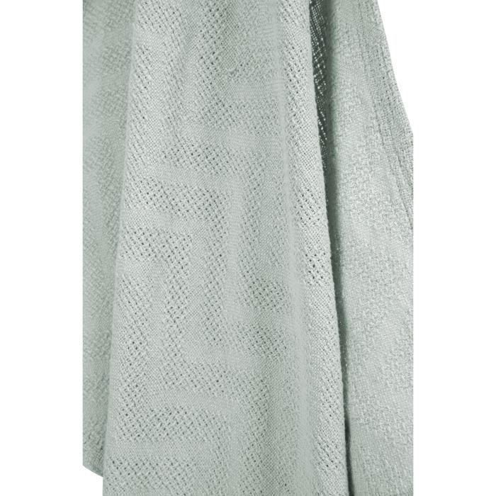 Couverture bébé - ROBA - LIL PLANET - 80 x 80 cm - Coton biologique - Pois éponge - Vert givré 1