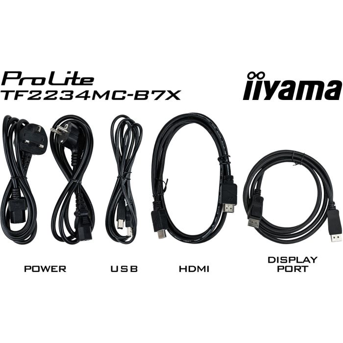 IIYAMA 54.6cm (21.5") TF2234MC-B7X 16:9 M-Touch HDMI+DP IPS 2