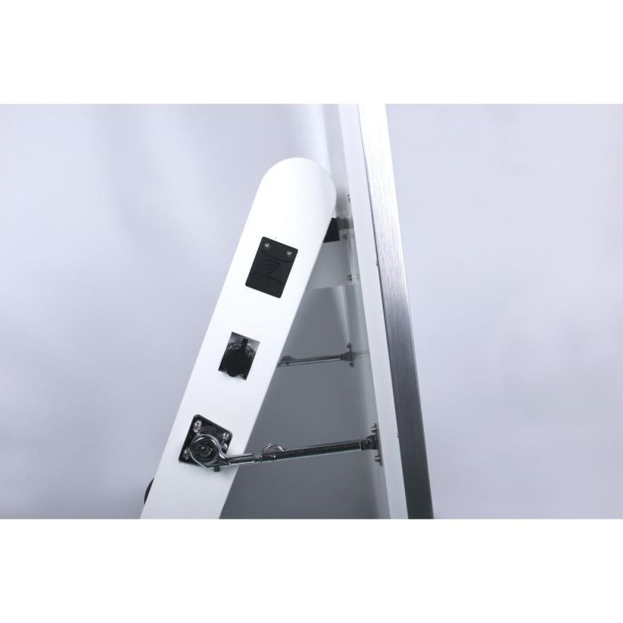 ALLNET Standdisplay 43 Zoll Outdoor Kundenstopper mit Akku oh. Touch mit Laufrollen 1500Nits Android Farbe schwarz 2