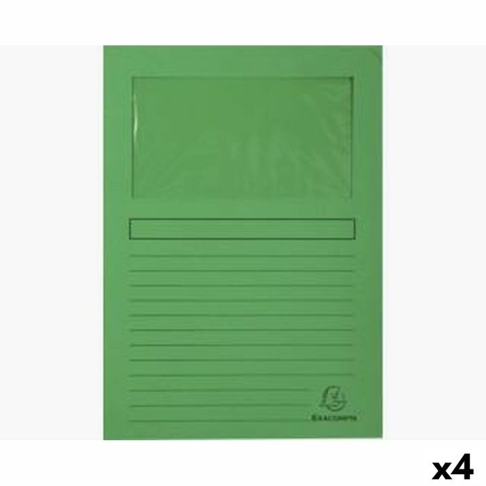 Ensemble de Sous-dossiers Exacompta A4 100 Pièces (4 Unités)