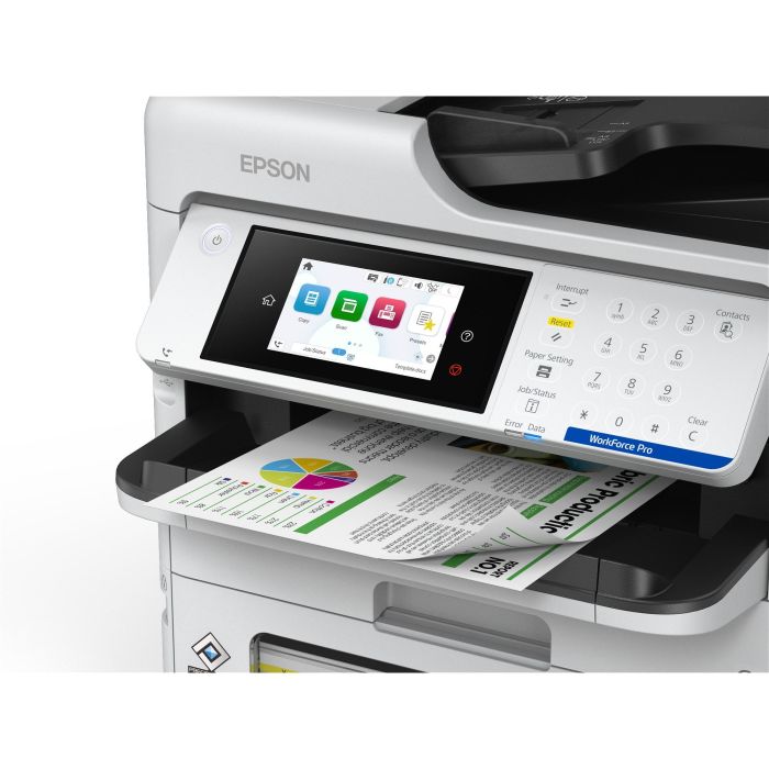 T Epson WorkForce Pro EM-C800RDWF Multifunktionsdrucker USB LAN WLAN 4800 x 1200 dpi 25 Seiten/Min 6