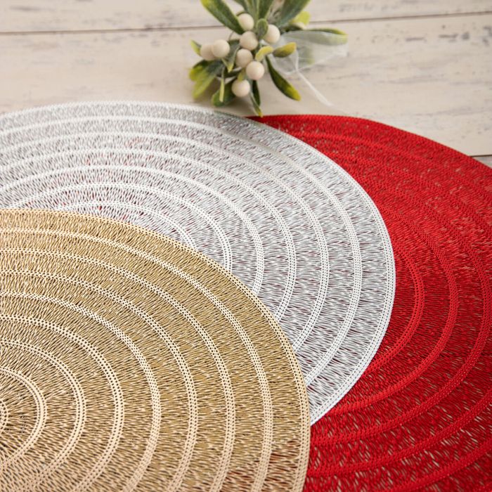 Dessous de plat Quid Habitat Rouge Plastique Ø 38 cm (12 Unités) 4 Dessous de plat Quid Habitat Rouge Plastique Ø 38 cm (12 Unités) 4