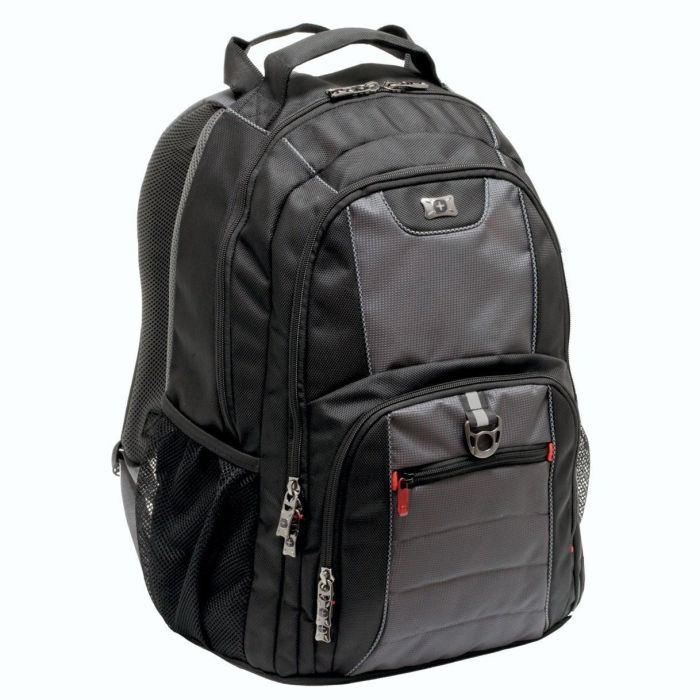 WENGER Pillar Notebook Rucksack fuer 35,8 bis 39,6cm 14,1 bis 15,6Zoll Tablet, Laptop schwarz grau 0 WENGER Pillar Notebook Rucksack fuer 35,8 bis 39,6cm 14,1 bis 15,6Zoll Tablet, Laptop schwarz grau 0