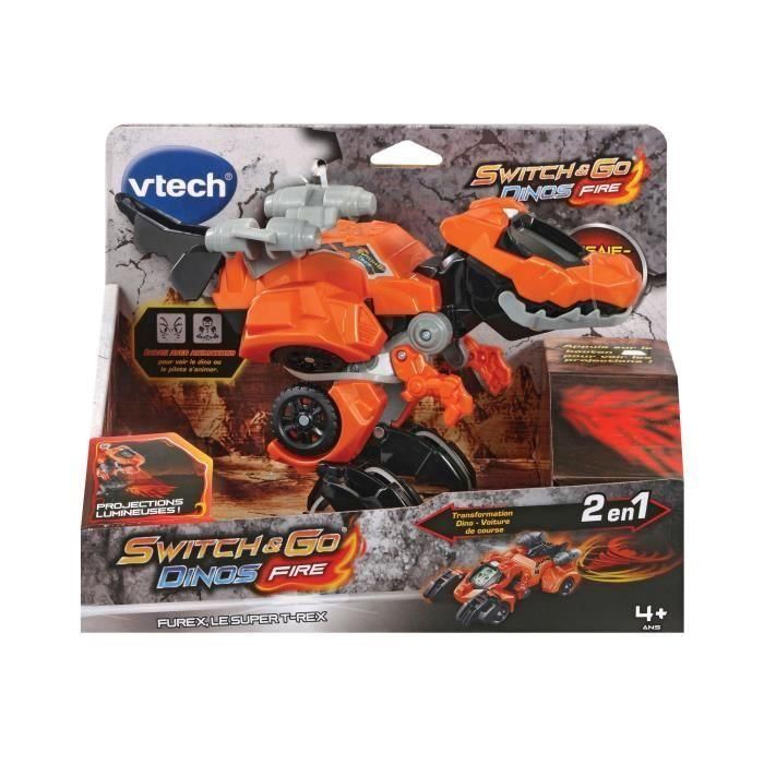 VTECH - Switch & Go Dinos Fire - Furex, Le Super T-Rex 1 VTECH - Switch & Go Dinos Fire - Furex, Le Super T-Rex 1