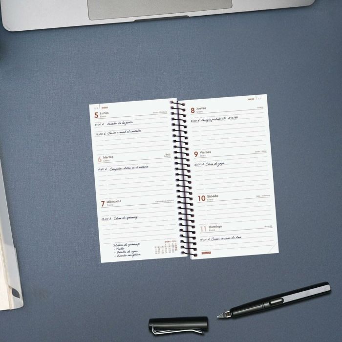 Agenda Finocam OPAQUE Noir 9,4 x 17,1 cm 2026 4