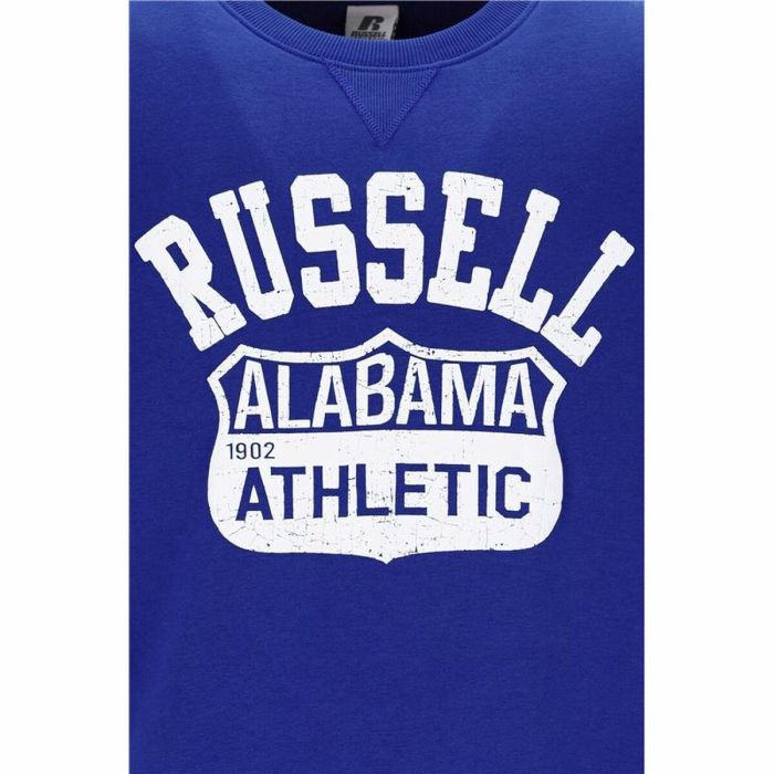 Sweat sans capuche homme Russell Athletic State Bleu 1 Sweat sans capuche homme Russell Athletic State Bleu 1