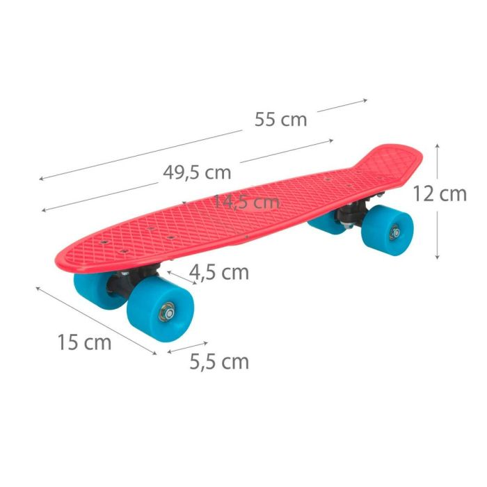Skateboard Colorbaby Rouge (6 Unités) 2