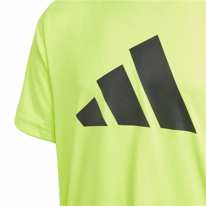 T shirt à manches courtes Enfant Adidas U Tr-Es Logo Jaune 3 T shirt à manches courtes Enfant Adidas U Tr-Es Logo Jaune 3