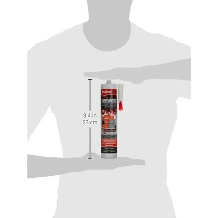 Scellant/Adhésif Fischer 512348 Ciment Gris foncé 310 ml 5