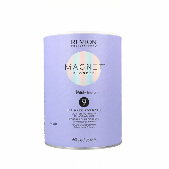 Revlon MAGNET Blondes 9 Powder Poudre Décolorante Cheveux 750 ml - Éclaircissement jusqu'à 7 tons