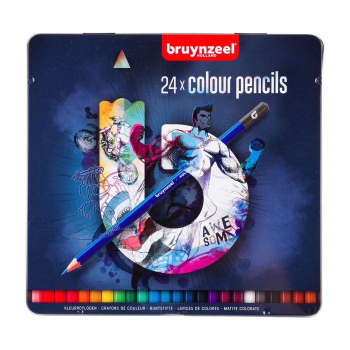 Crayons de couleur Talens Bruynzeel 24 Pièces 0 Crayons de couleur Talens Bruynzeel 24 Pièces 0
