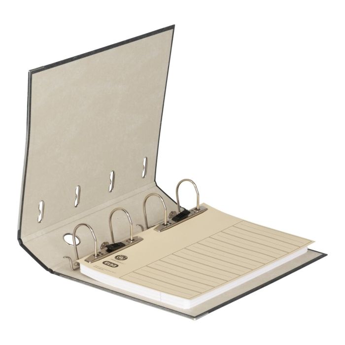 classeur à levier Elba Noir A4 3